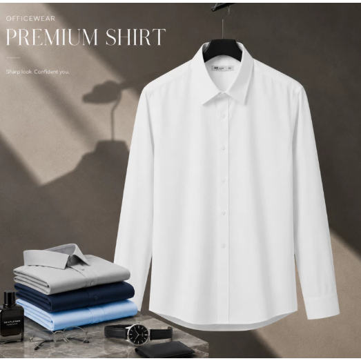 Áo Sơ Mi Nam Dài Tay 5S FASHION Thiết Kế Trơn Basic Nhiều Màu Phom Slimfit