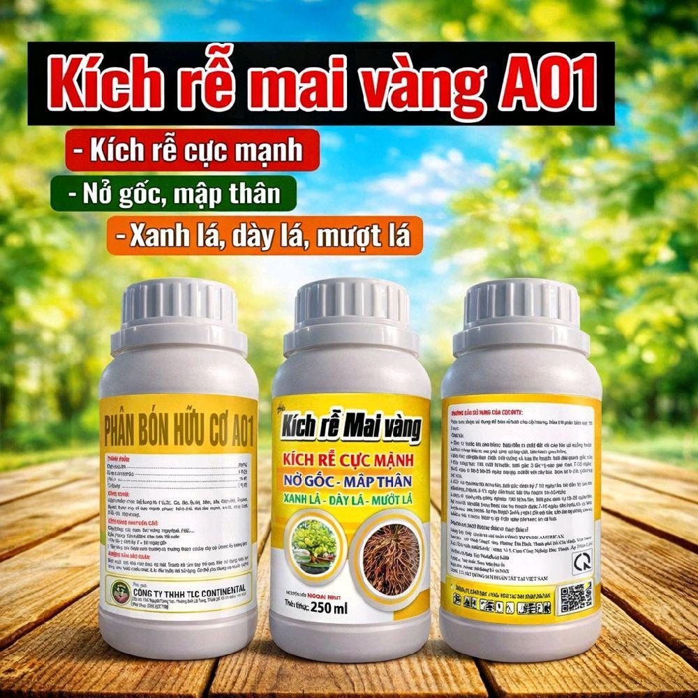 Kích Rễ Mai Vàng A01, 250ml A01 kích rễ cho mai vàng và các loại cây