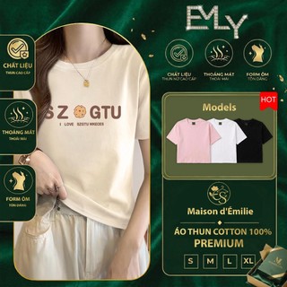Áo Thun Baby Tee Nữ Cotton 100% Co Giãn - Áo Phông Babytee Form Ôm Tôn Dáng Hot Trend