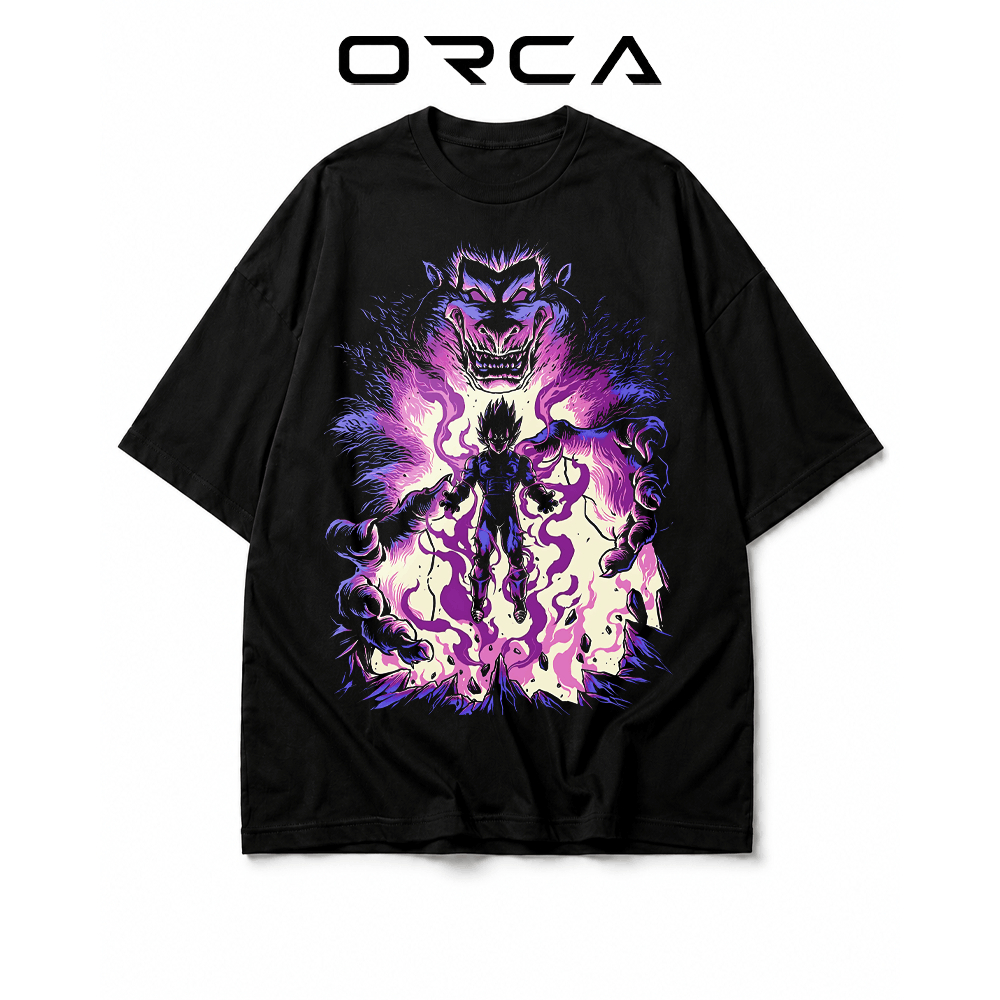 Áo thun Orca in hình Majin Vegeta Oozaru - Vải Cotton cao cấp - ORCA42