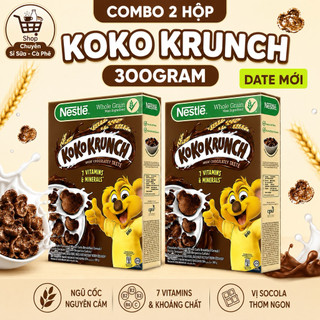 Combo 2 Hộp Bánh Ăn Sáng Koko Krunch 300gram Cao Cấp Chính Hãng (DATE MỚI)
