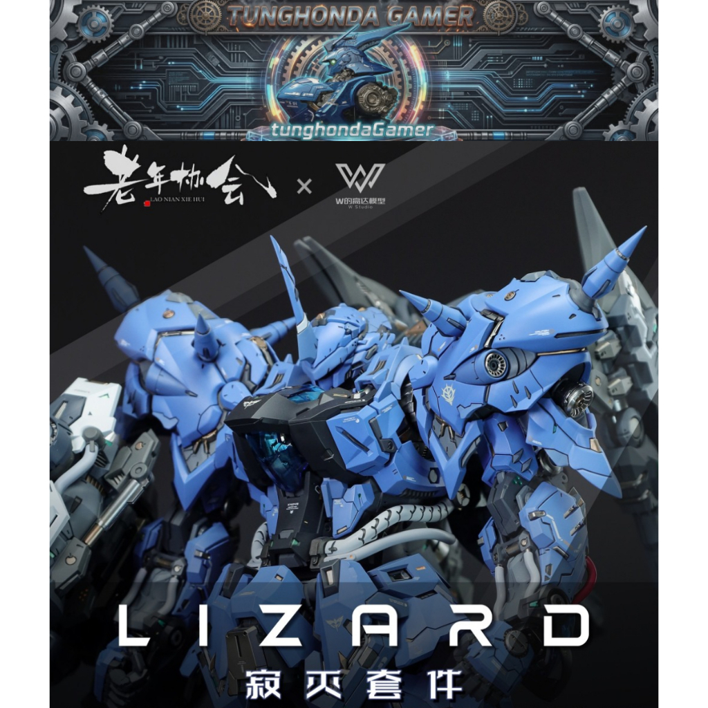 [ĐỌC KỸ MÔ TẢ] Resin phụ kiện đầu vai cho MG 1/100 Lizard XX-06IIII recast | tunghondaGamer