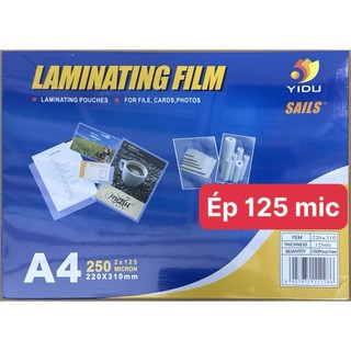 Giấy Ép Plastic Khổ A4 Các Định Lượng