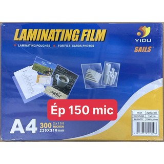 Giấy Ép Plastic Khổ A4 Các Định Lượng