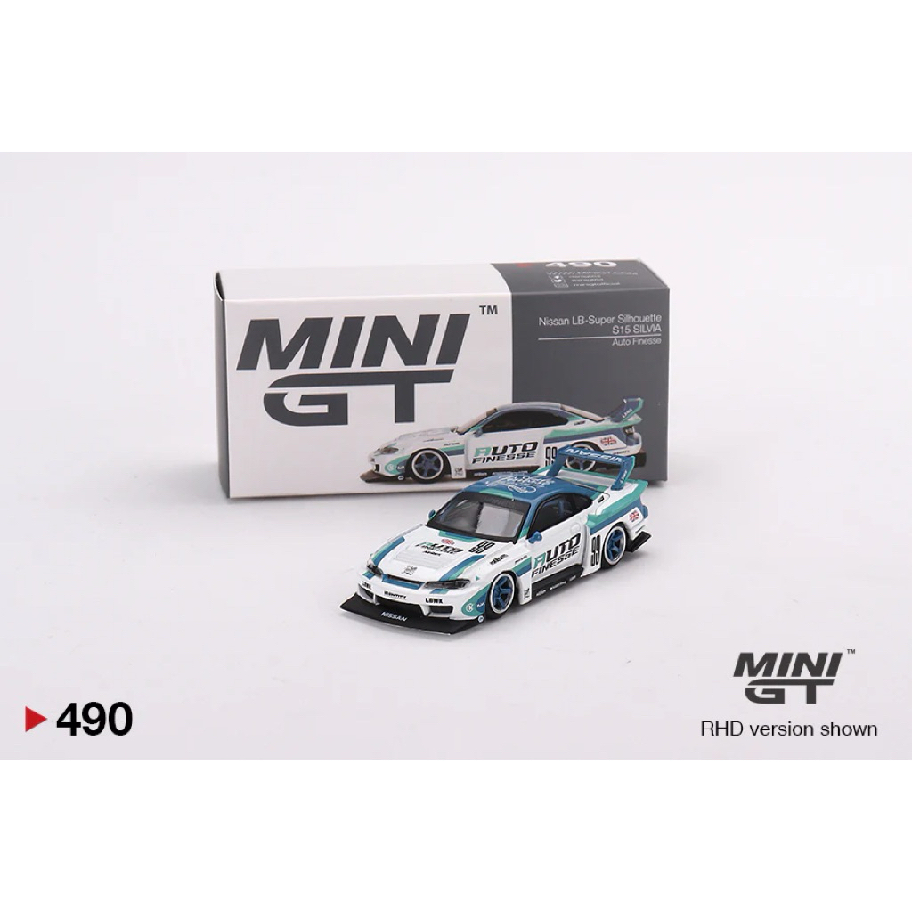 Mini GT Chính Hãng #490 LB-Super Silhouette S15 SILVIA Auto Finesse