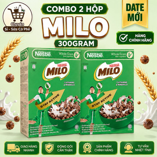 Combo 2 Hộp hoặc 1 Hộp Bánh Ăn Sáng Milo 300gram Bé Ăn Ngon (DATE MỚI)