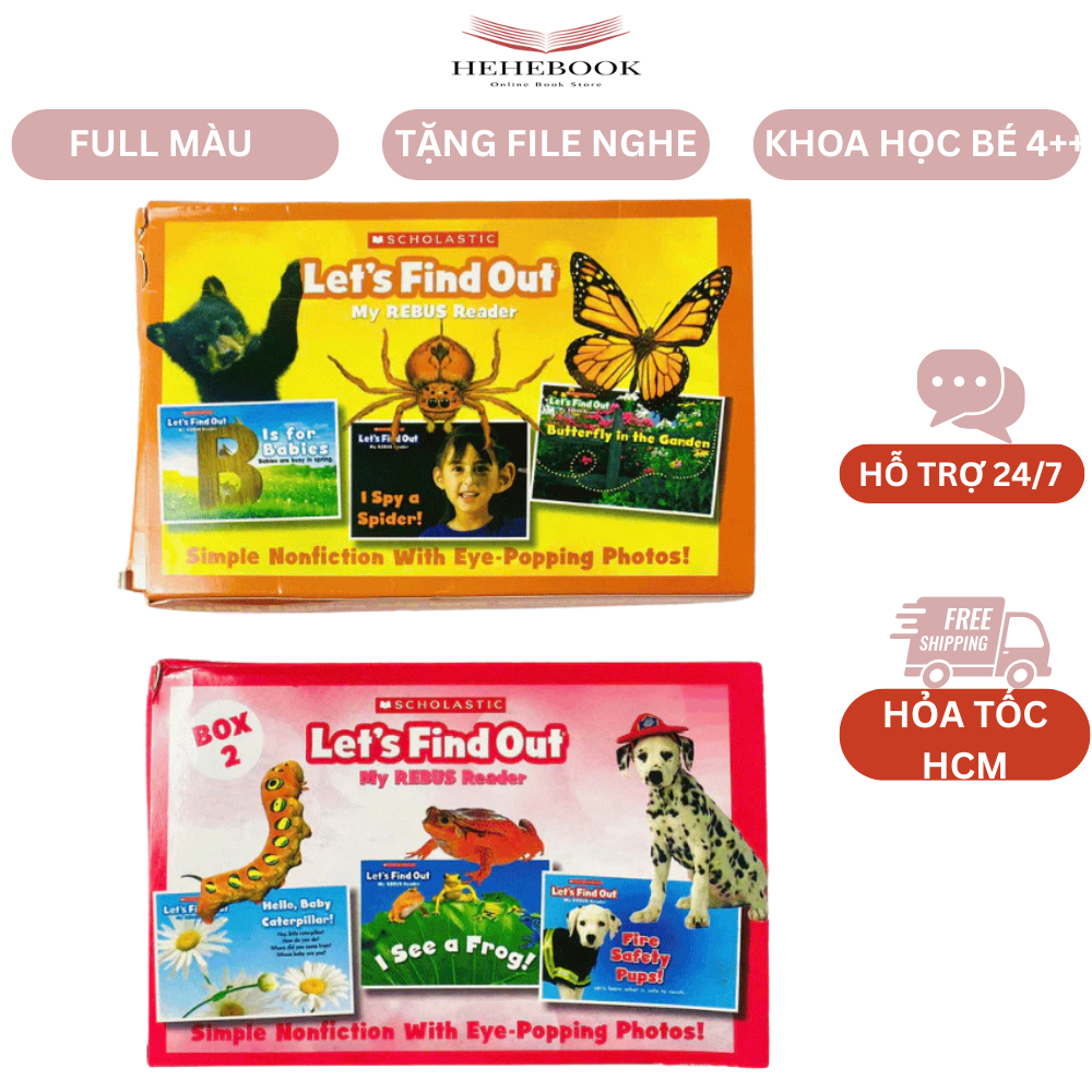 Sách khoa học - Let's find out Phần 1 +2 48 cuốn ( Tặng File MP3) trọn bộ