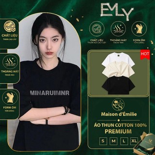 Áo Phông Unisex Nam Nữ Oversize Áo Thun Nữ Form Rộng Local Brand Cotton 100% Basic Premium Vải Dày Dặn Co Giãn Mềm Mát