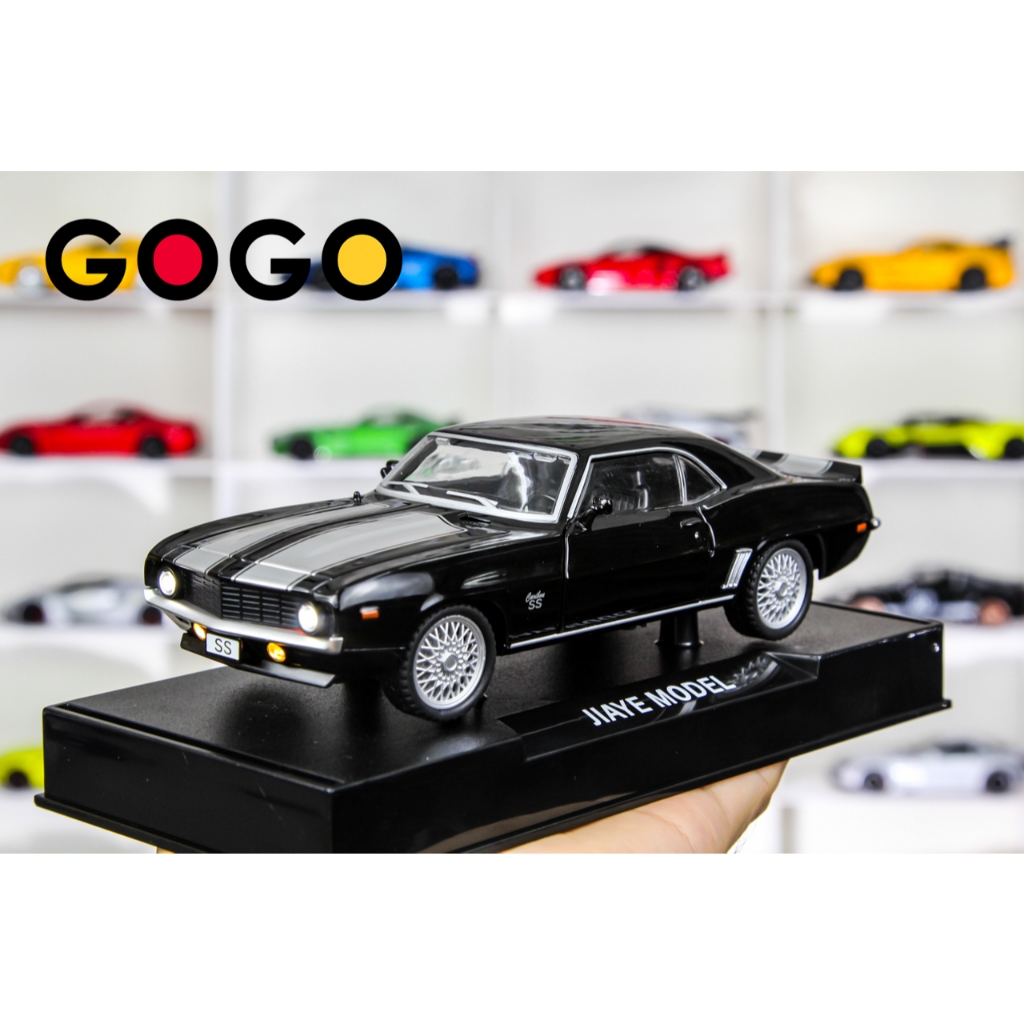 Mô hình xe Chevrolet Camaro SS 1969 1/32 Đen