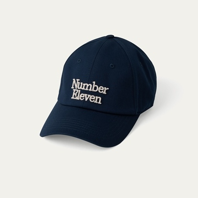𝐄𝐋𝐄𝐕𝐄𝐍 - Nón Lưỡi Trai Thêu Number Eleven Dọc | Màu Xanh Đen