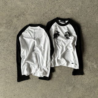 Áo Thun Tay Dài Nam Nữ - OBA SILENT EYES RAGLAN LONG SLEEVE