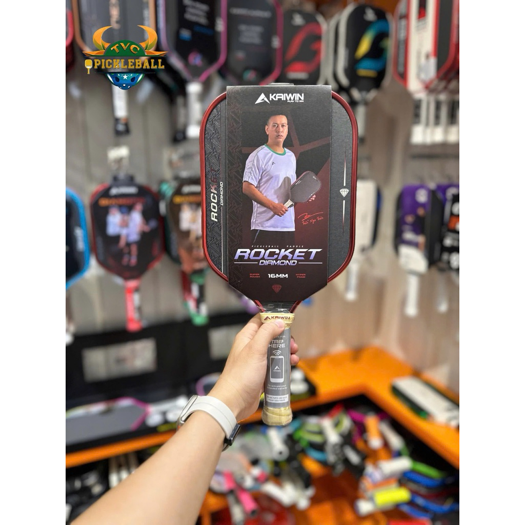 [ KAIWIN ] VỢT PICKLEBALL KAWIN ROCKET PRO CHÍNH HÃNG- tặng quấn cán dán viền
