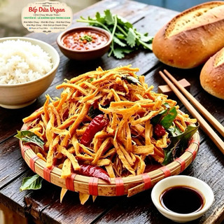 Khô Gà Lá Chanh Chay Dứa Vegan  (200gr -500gr )