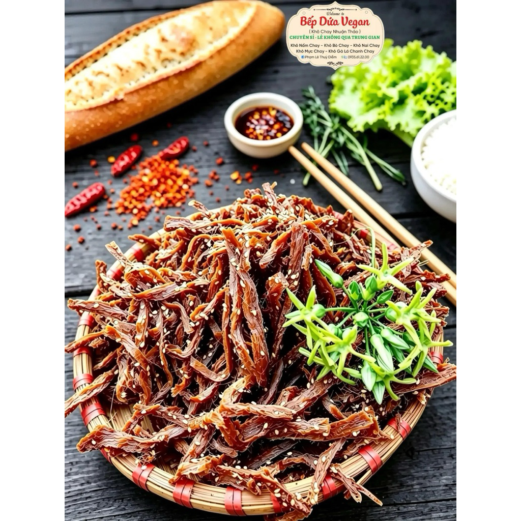 Khô Bò Chay Dứa Vegan (200gr -500gr )