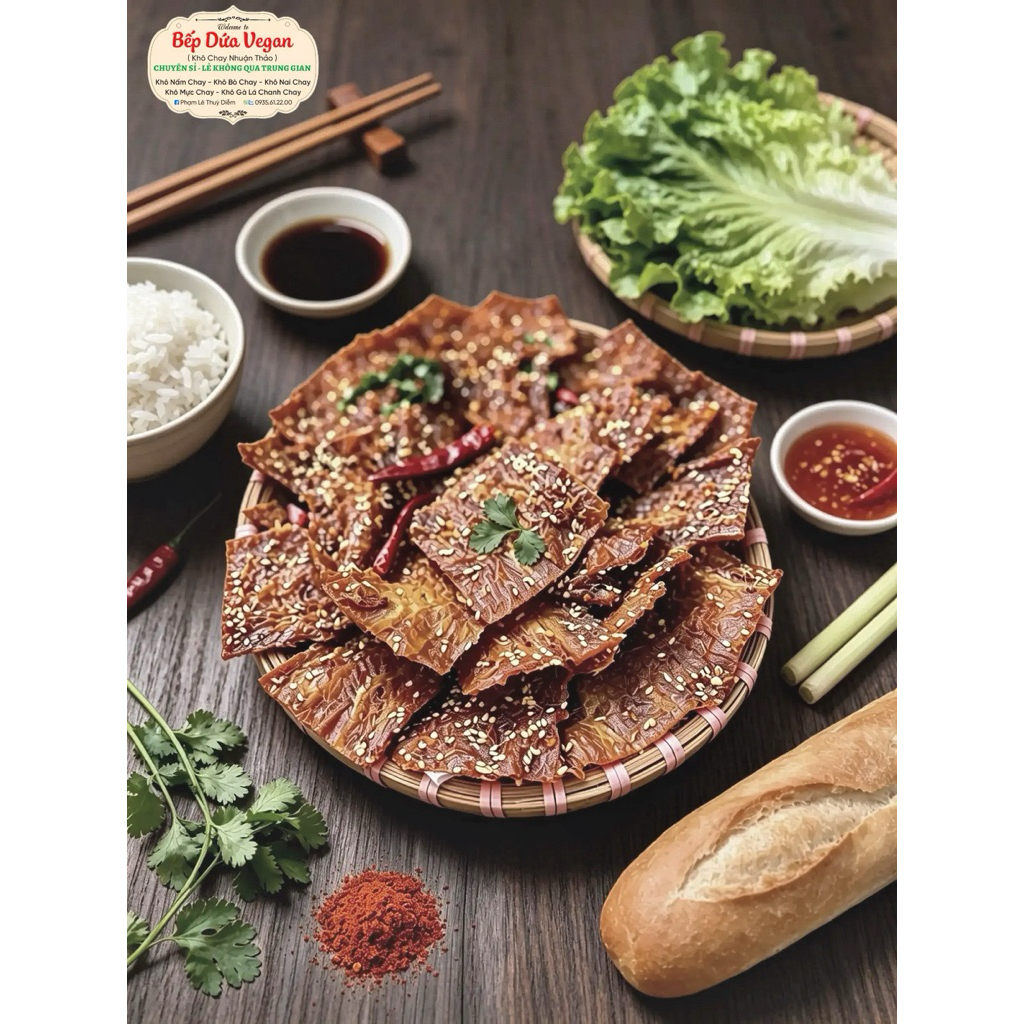Khô Nai Chay Dứa Vegan ( 200gr -500gr )