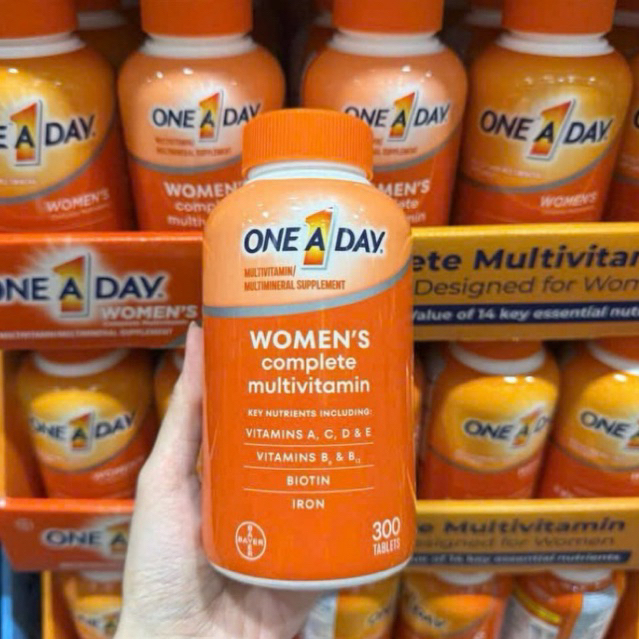 [DATE 8/27] Viên uống bổ sung One A Day Women Multivitamin 300 viên