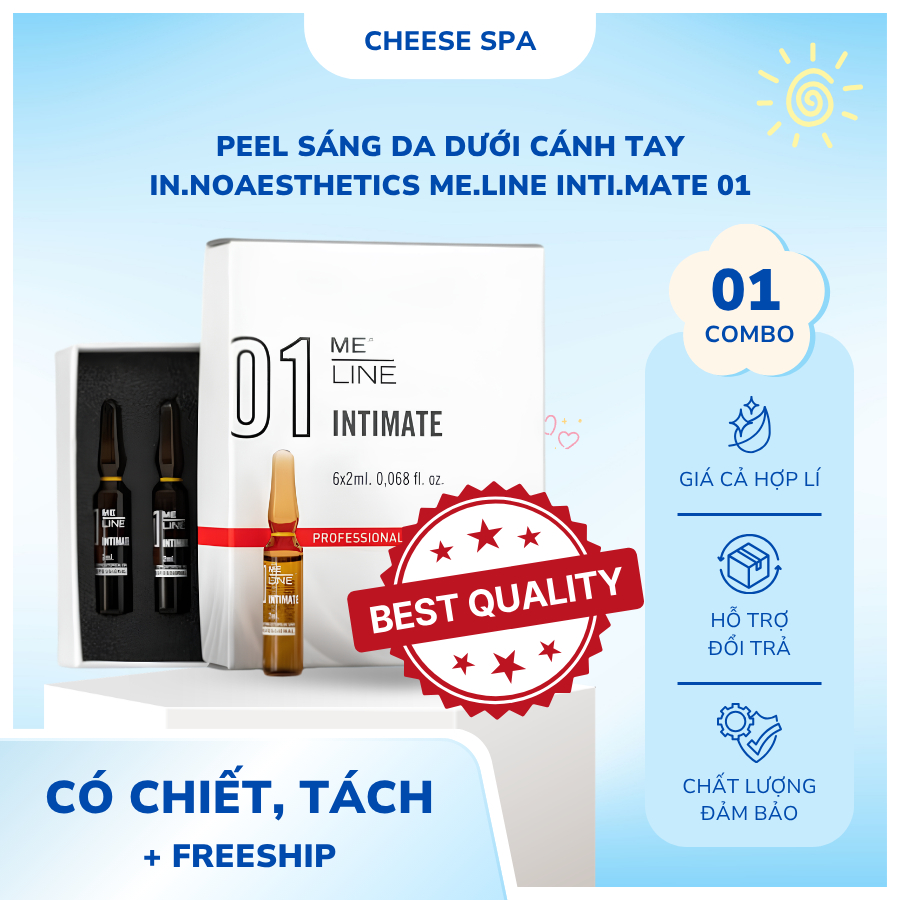 Peel Meline Intimate 01 Innoaesthetics Giảm Thâm Nách, Làm Sáng Và Đều Màu Da
