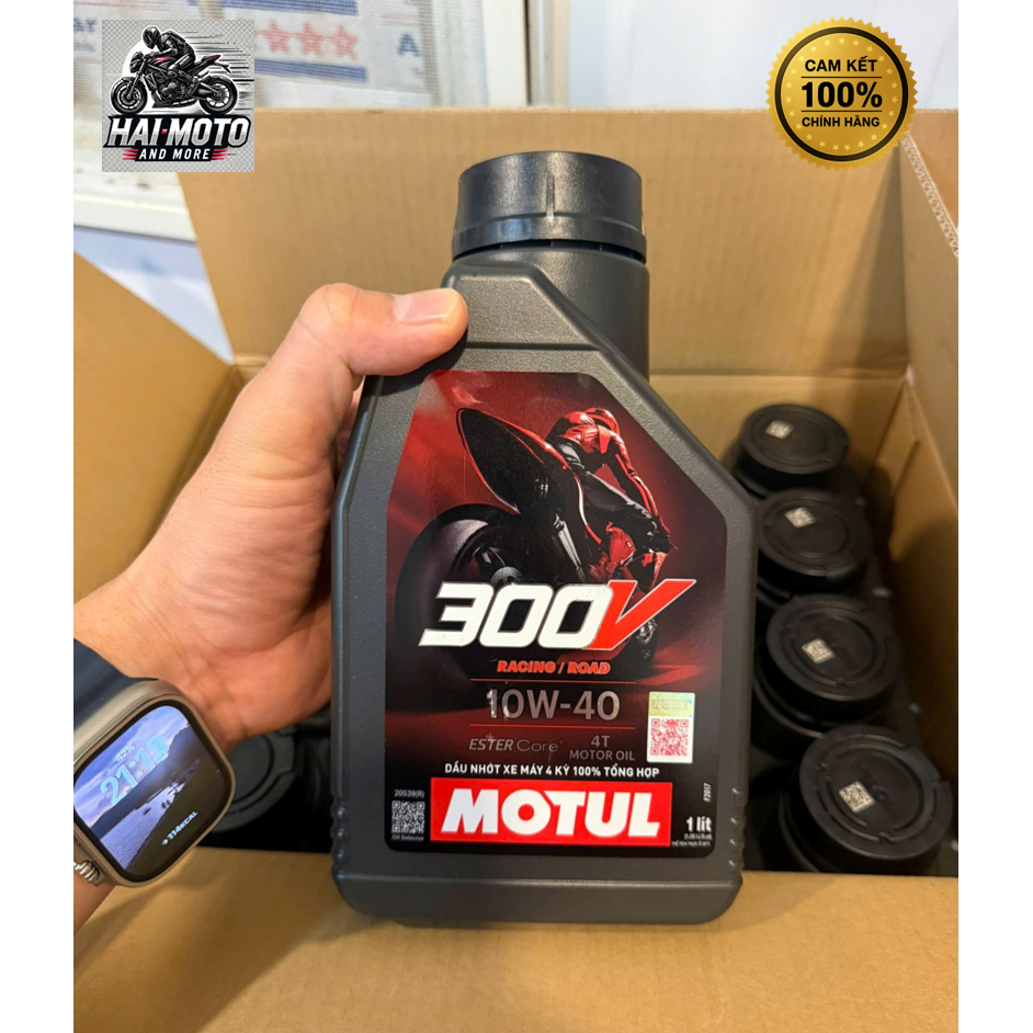 MOTUL 300V ROAD RACING 10W40 CAM KẾT 100% MOTUL VN