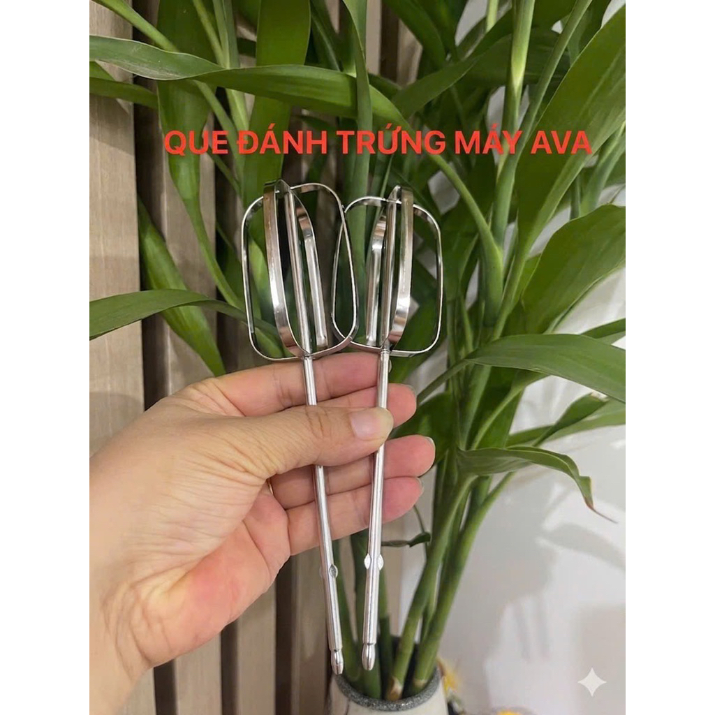 139k/2c que phụ kiện thay thế máy đánh trứng AVA HM9103- GS và các dòng máy chân que nhỏ (cặp 2 que 