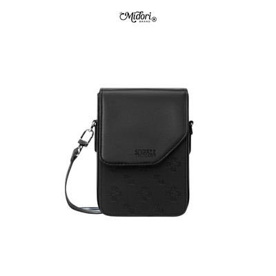 Túi Xách Da PU Đeo Chéo SLOCK Nam Nữ Monogram Dập Chìm Cao Cấp Chính Hãng Local Brand Midori Studio
