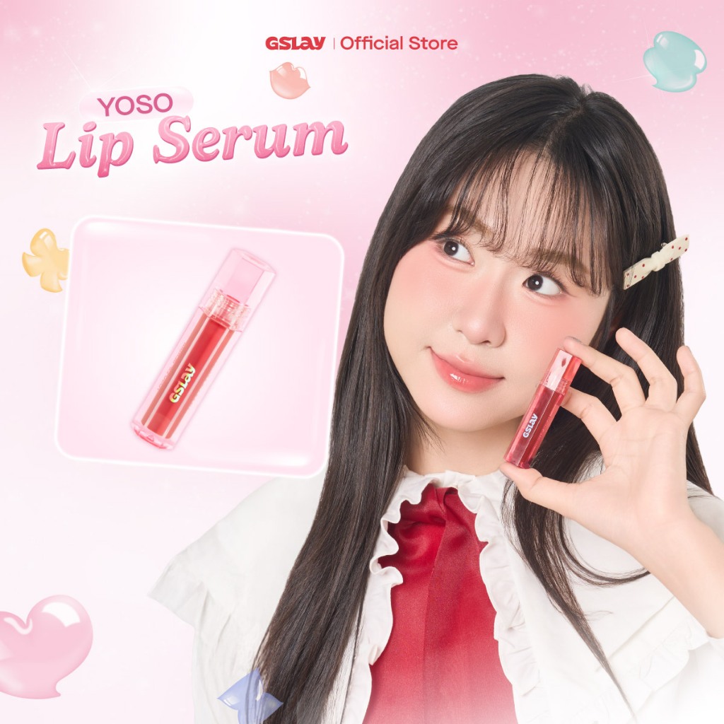 Son Dưỡng Bóng Có Màu Thuần Chay GSLAY YOSO Lip Serum dưỡng ẩm, tái tạo môi 1ml