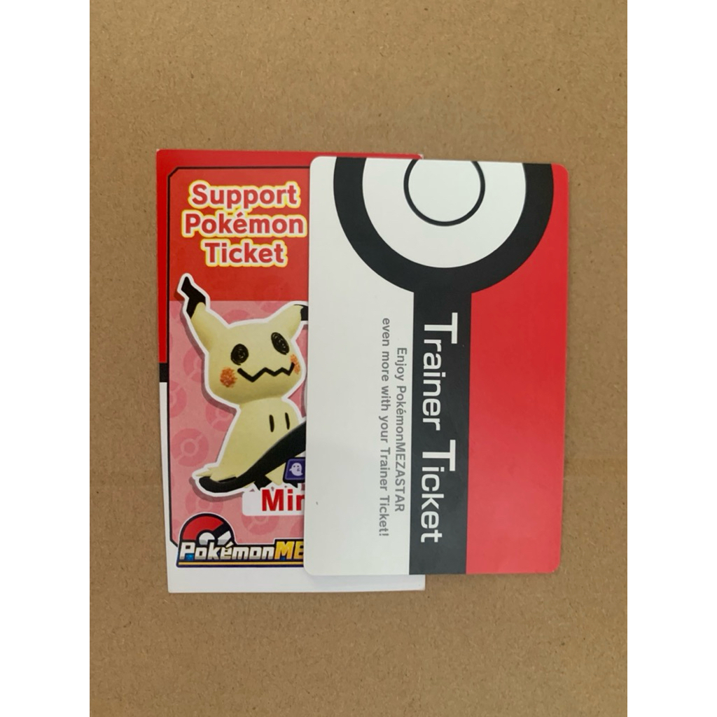 Trainer Ticket Đã Quét Tất Cả Pokemon + Support Pokemon Mimikyu