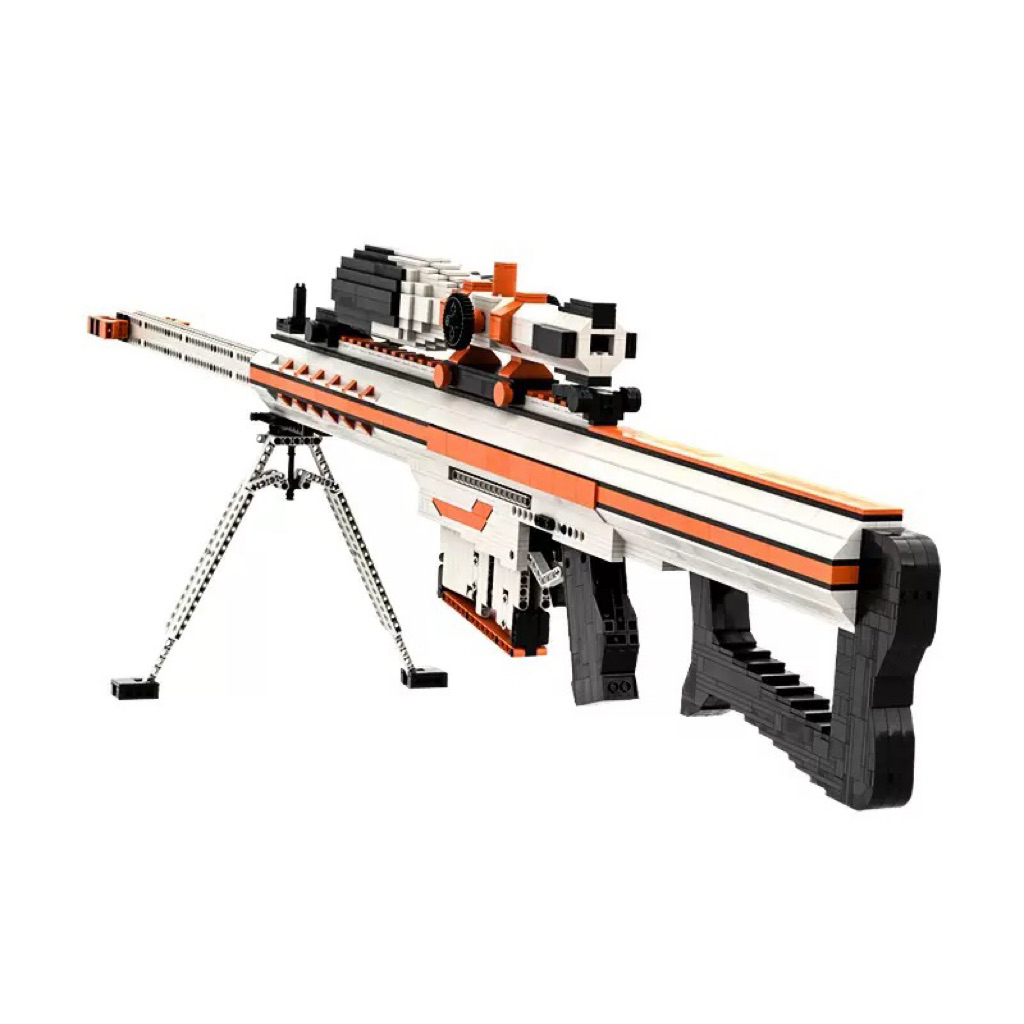 Đồ Chơi Lắp Ghép Lego, Lắp Ráp Mô Hình Barret M82 Asiimov Kevin183, Lego Lắp Ghép Mô Hình CSGo