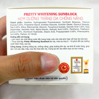 Kem Hỗ Trợ Dưỡng Trắng Da, Chống Nắng Faceplus+ (15g)