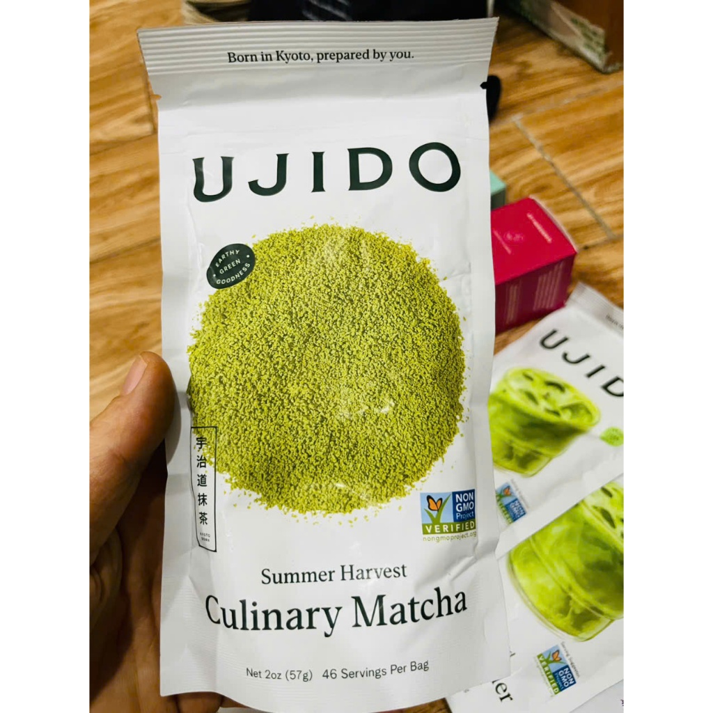 Bột Matcha Nhật Bản Hương vị êm dịu, mịn màng 57g Ujido Culinary Matcha