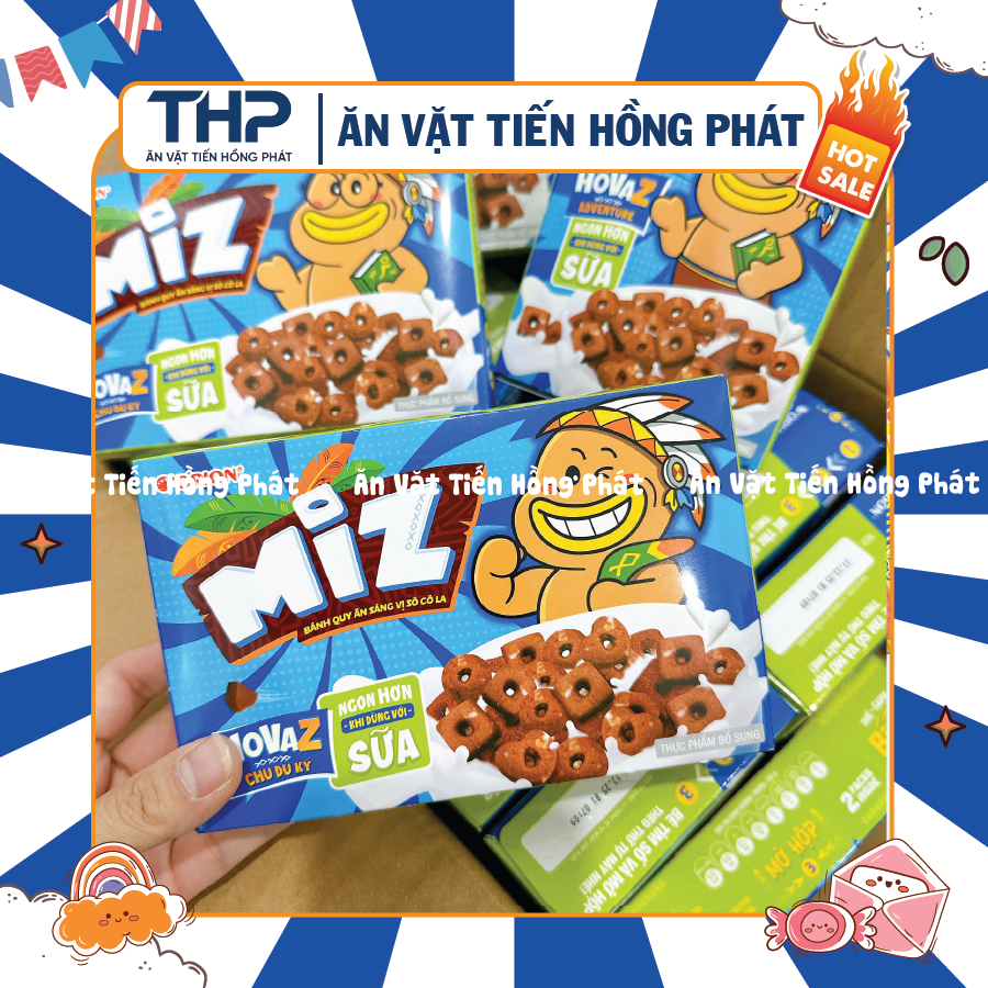 Combo Bánh Quy Socola Miz Orion [Hộp 54g], Bánh Quy Ăn Sáng Orion Toonies