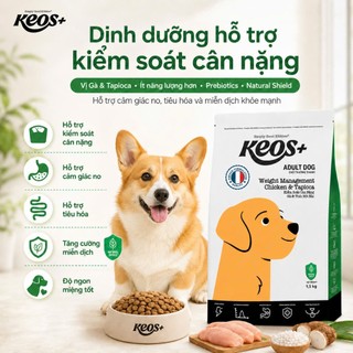Hạt thức ăn Keos dành cho chó mọi lứa tuồi 1,5KG