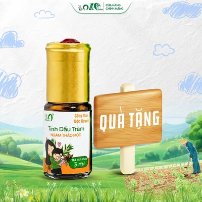 [Quà Tặng Không Bán] Tinh Dầu Tràm Thảo Mộc Mệ Đoan 3ml Hỗ Trợ Giữ Ấm Bảo Vệ Hô Hấp Cho Bé