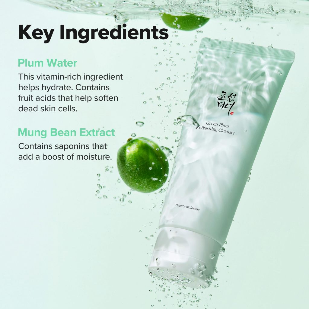 [FS] Sữa rửa mặt mận xanh BOJ da dầu mụn BEAUTY OF JOSEON Green Plum Refreshing Cleanser 100ml [m]