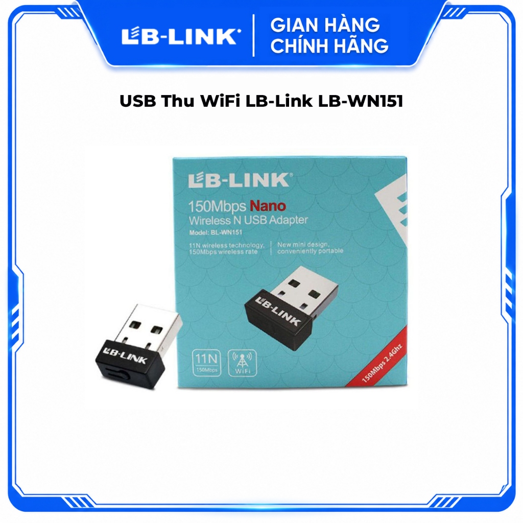 USB Thu WiFi LB-Link LB-WN151 Wireless N150Mbps