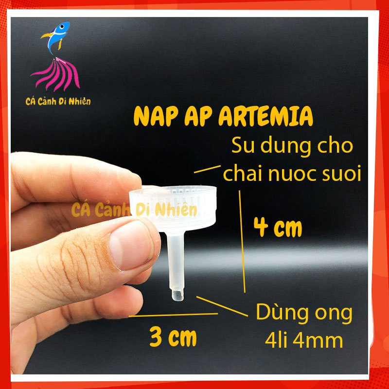Nắp ấp Artemia - Dụng cụ ấp nở trứng Artemia - Nắp lọc nước cho hồ cá dùng dây 4 mm