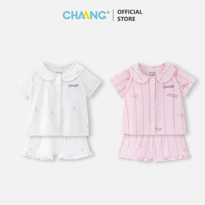 [CHAANG 12M-7Y] Bộ cộc cổ sen cúc giữa Tulip cho bé gái