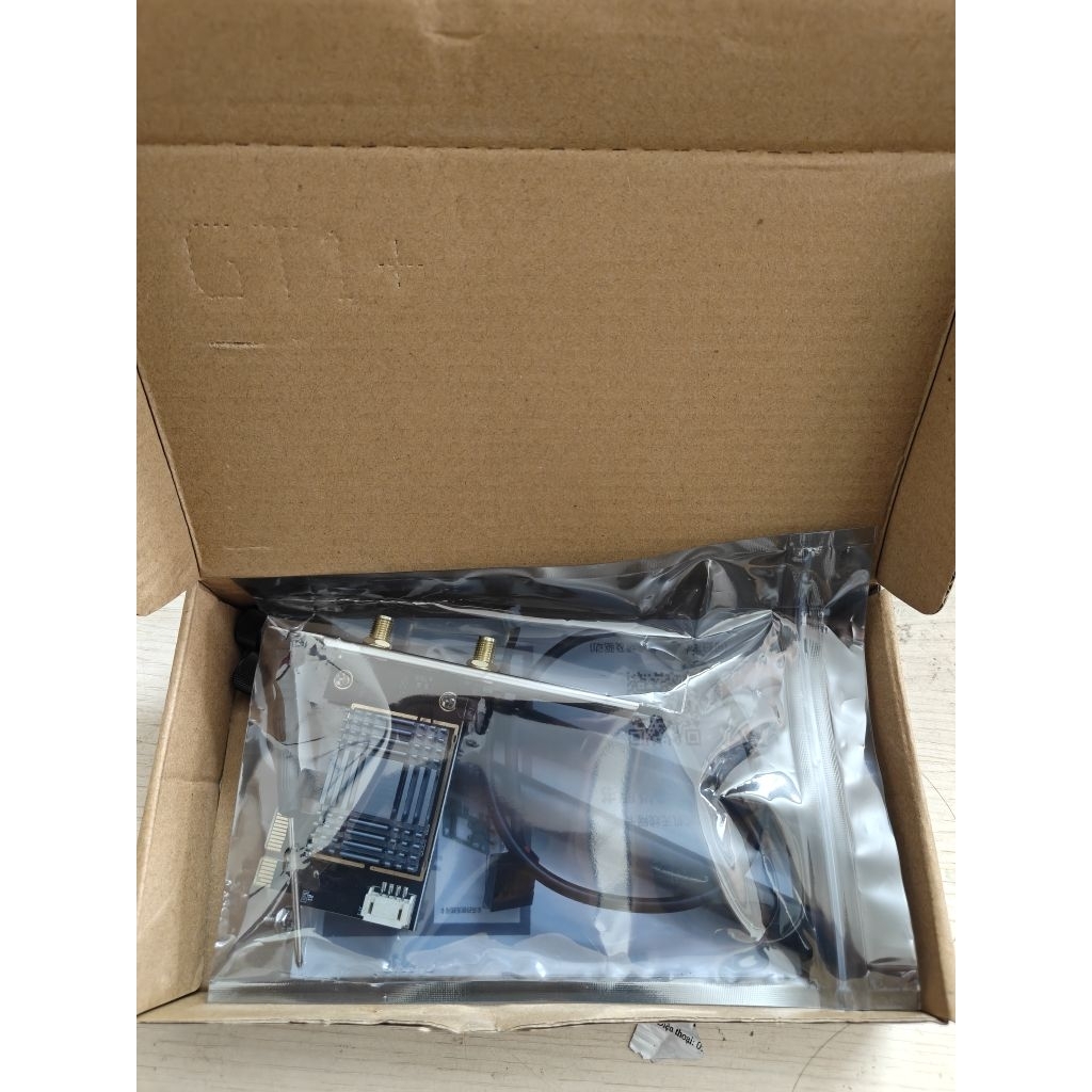 Nguyên bộ card wifi và bluetooth intel ac7260 pro lắp khe PCIE cho PC angten 8dbi cực dài.WIFI 5+blu