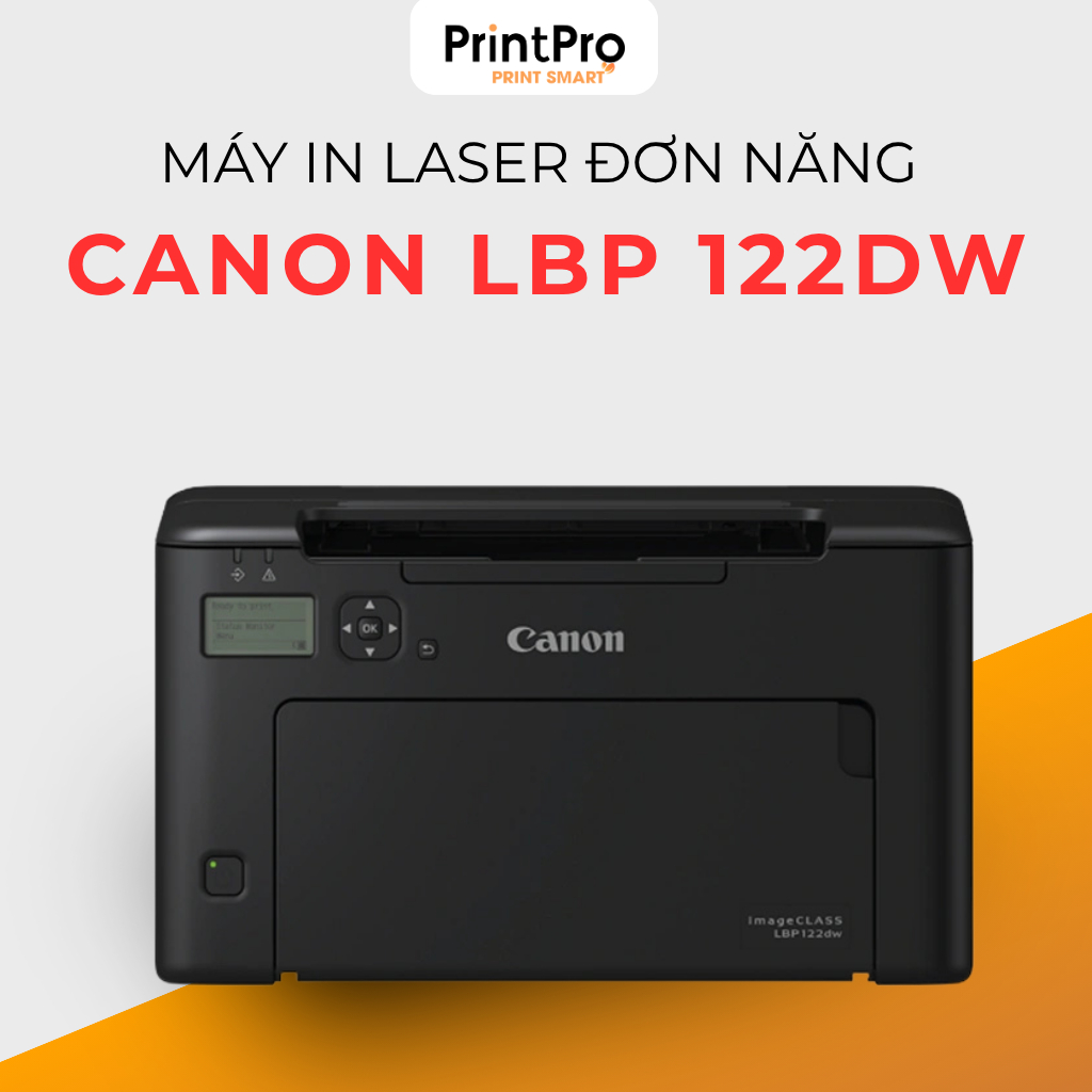 Máy in laser Canon LBP 122DW - Hàng chính hãng - Tự động đảo mặt, Wifi