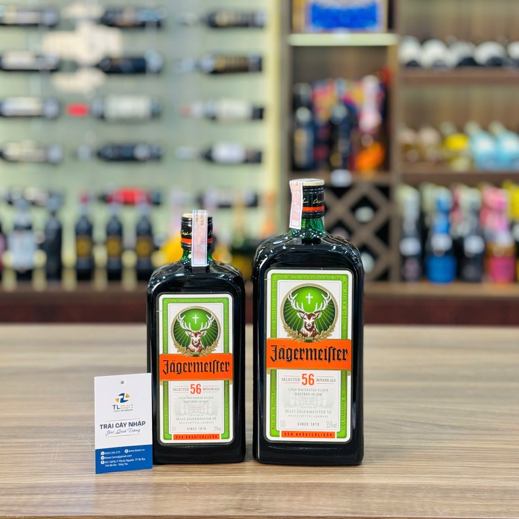 Jagermeister Herbal Liqueur thảo mộc chính hãng của Đức 700ml - 1000ml