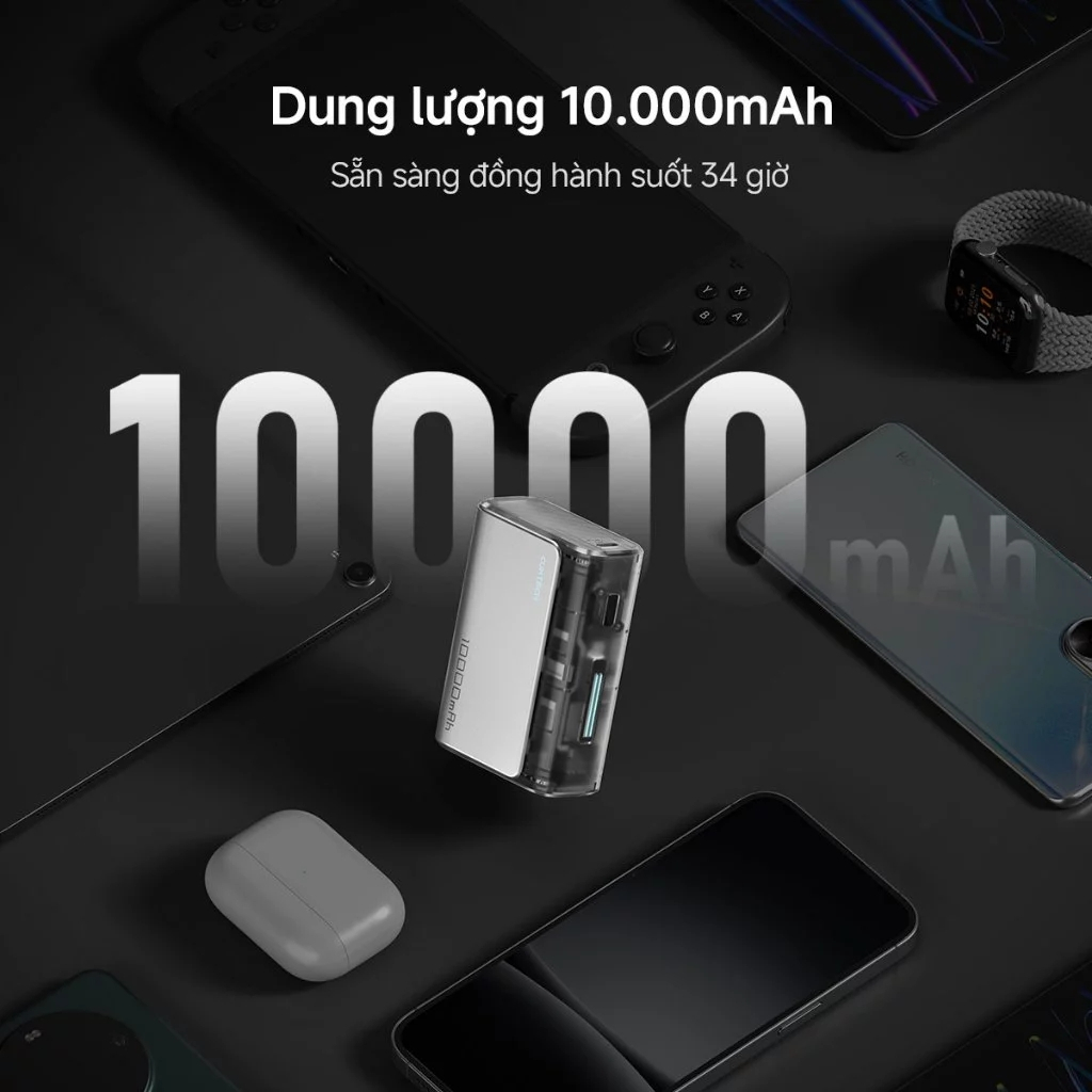 【Được chứng nhận CCC】CUKTECH Pin Dự Phòng Mini 10000mAh Sạc Nhanh 30W – Hỗ Trợ iP 16/15/14 | BigBuy360 - bigbuy360.vn