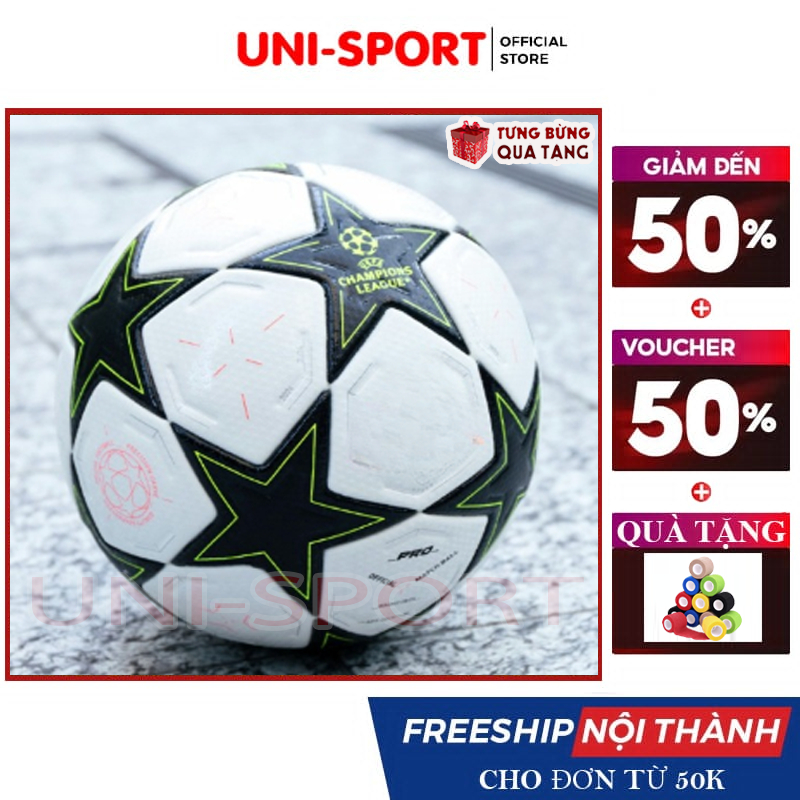 Quả bóng đá C1 Final 2025/26 banh bóng đá Size 5 + Tặng kim bơm, túi lưới Bảo Hành Da 12 Tháng