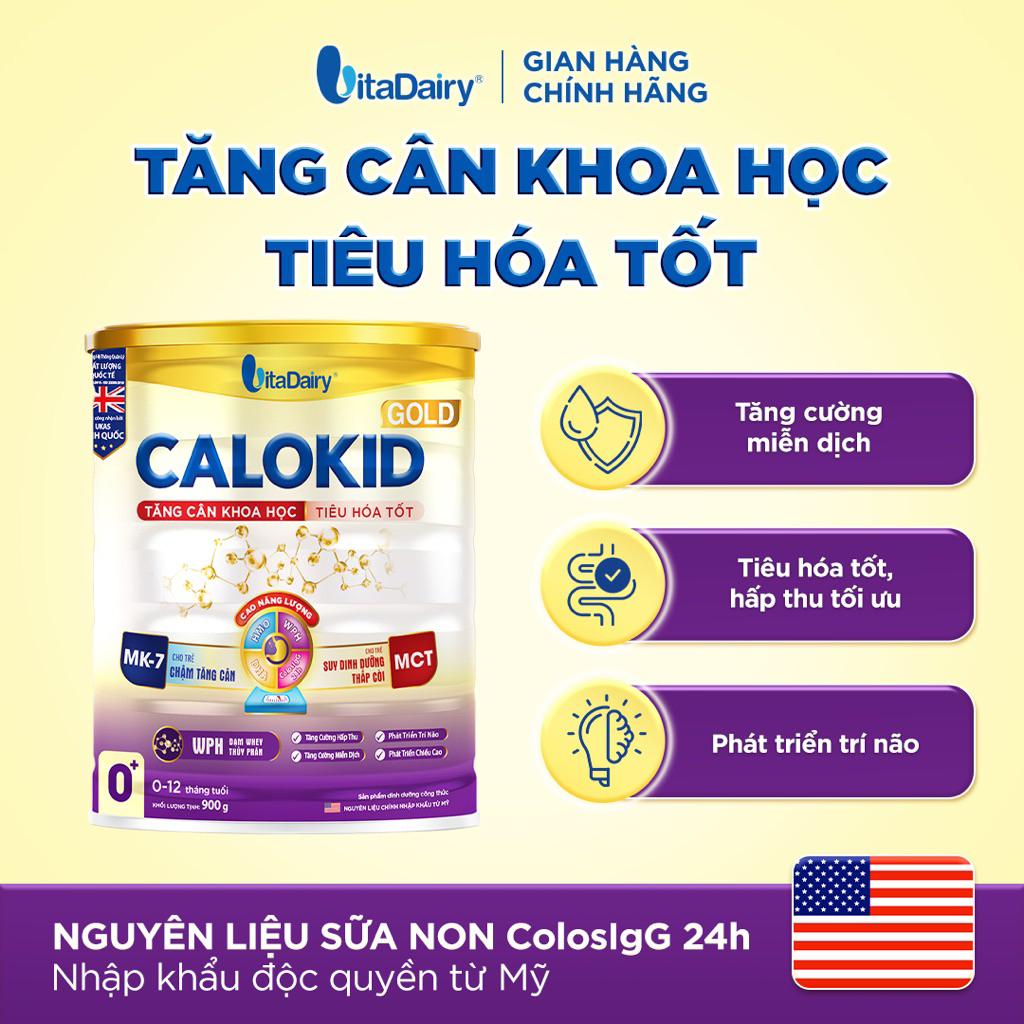 [CHÍNH HÃNG][DATE XA] SỮA BỘT CALOKID 0+