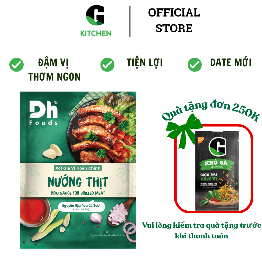 Sốt Ướp Thịt Nướng 80g Dhfood