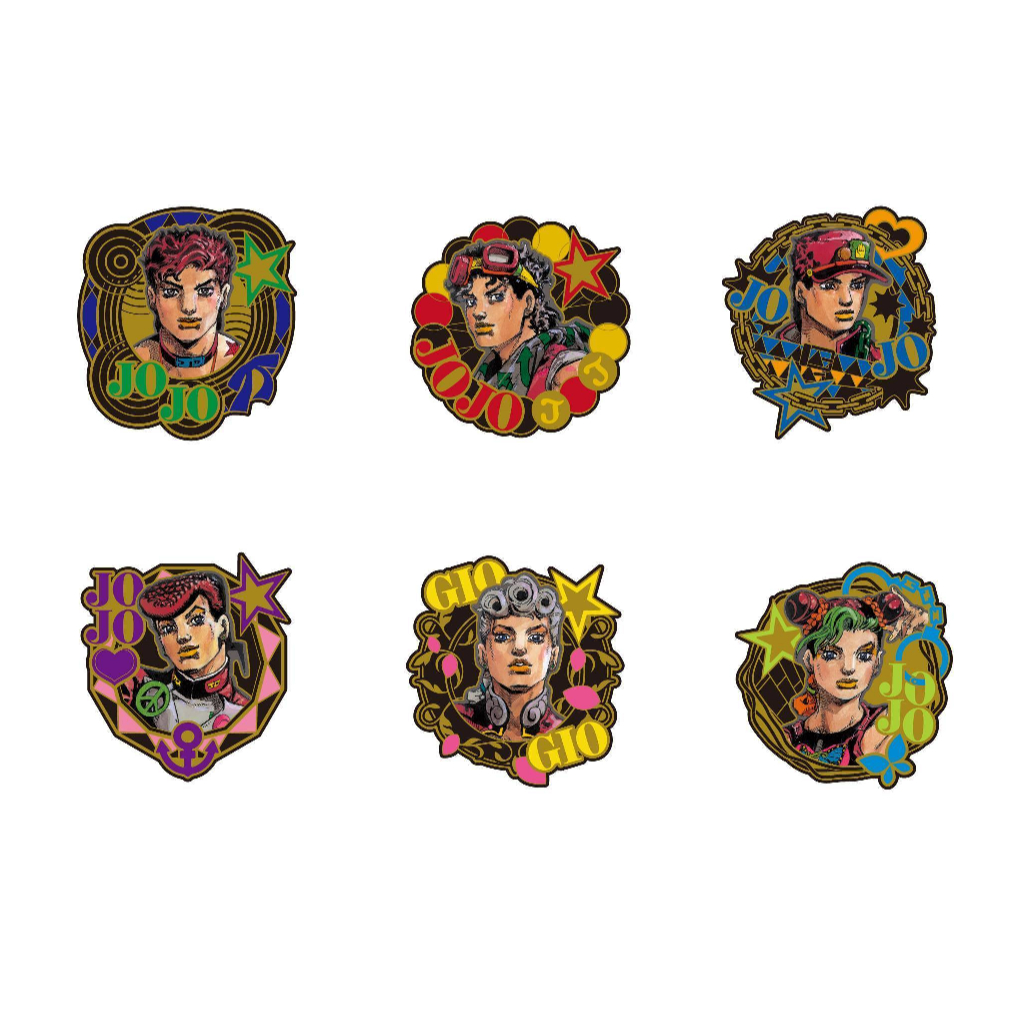 [Direct from Japan] THE JOJO WORLD Pin Badge (Hirohiko Araki Original Illustration) Japan NEW