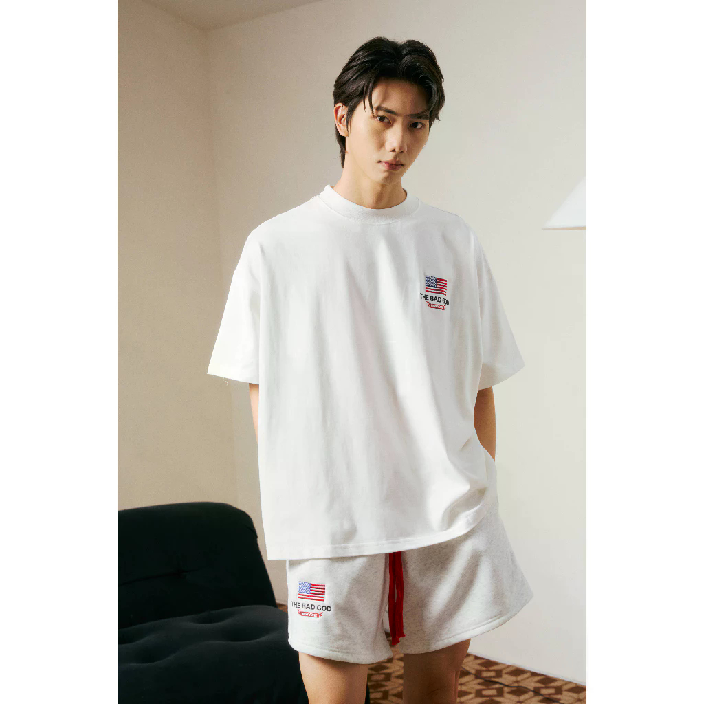 [NEW ARRIVALS 2026] Áo Thun The Bad God New York Chất Cotton Form Boxy Cho Nam Nữ | BigBuy360 - bigbuy360.vn