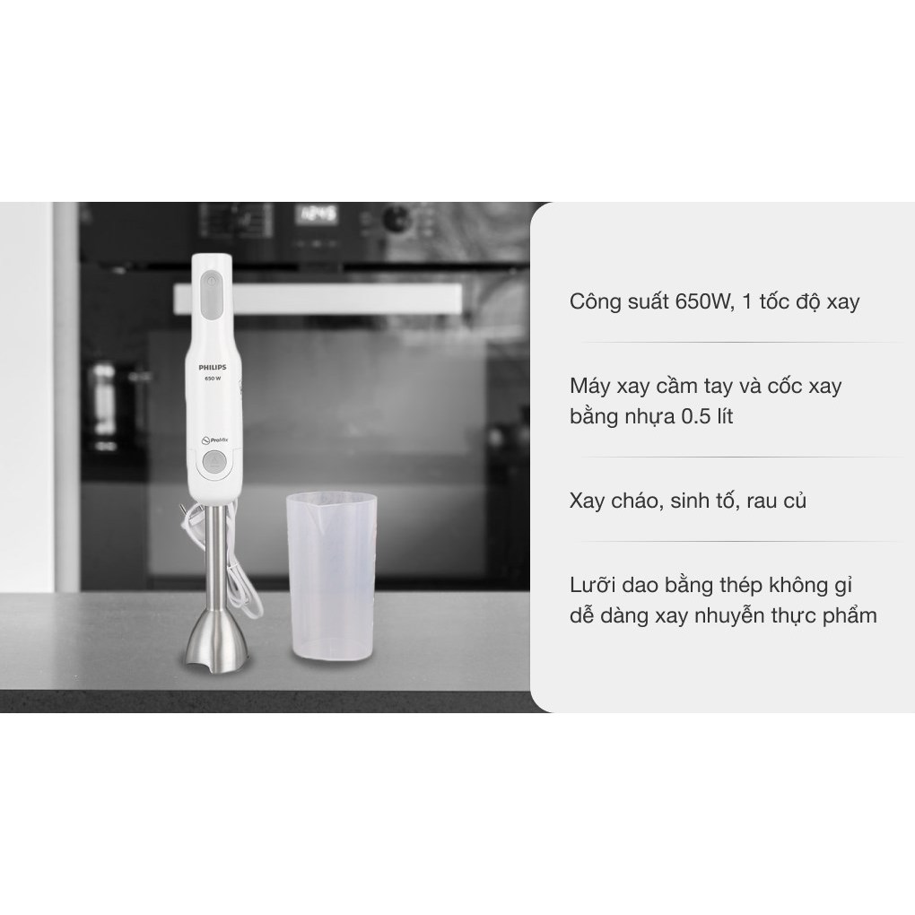 Máy xay sinh tố cầm tay Philips HR2534