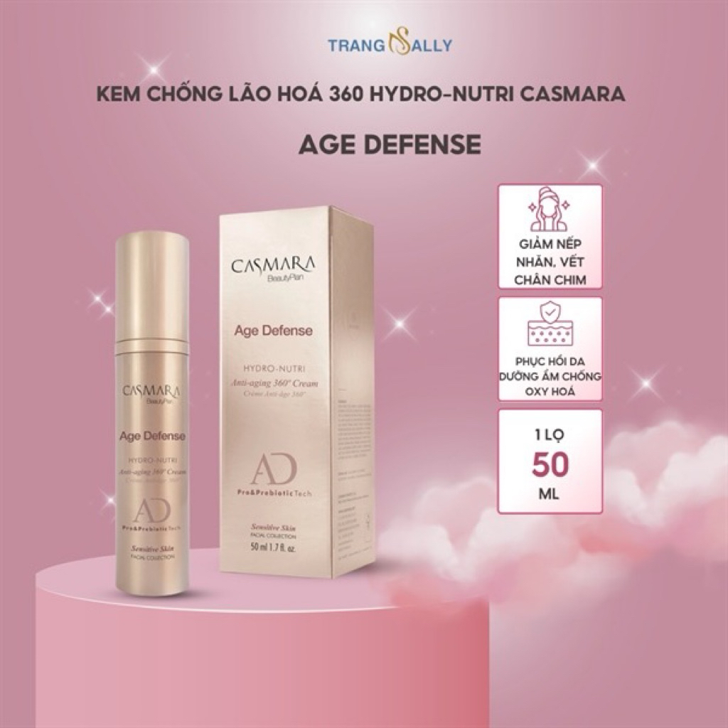 C52 KEM CHỐNG LÃO HOÁ 360 HYDRO-NUTRI CASMARA Age DefenseCream 50ml.