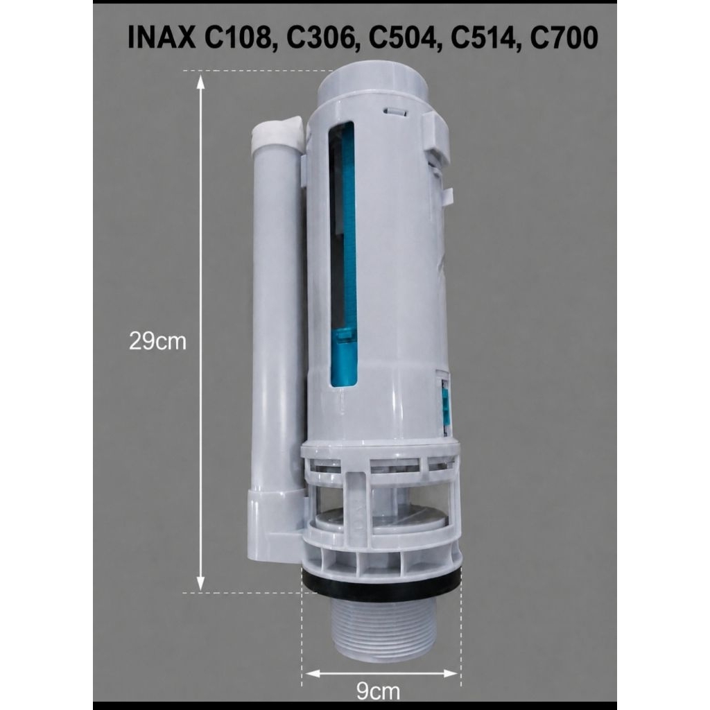 Cọc xả bồn cầu 2 nhấn dùng cho bồn cầu két rời Inax C108,C306,C504,C514,C700