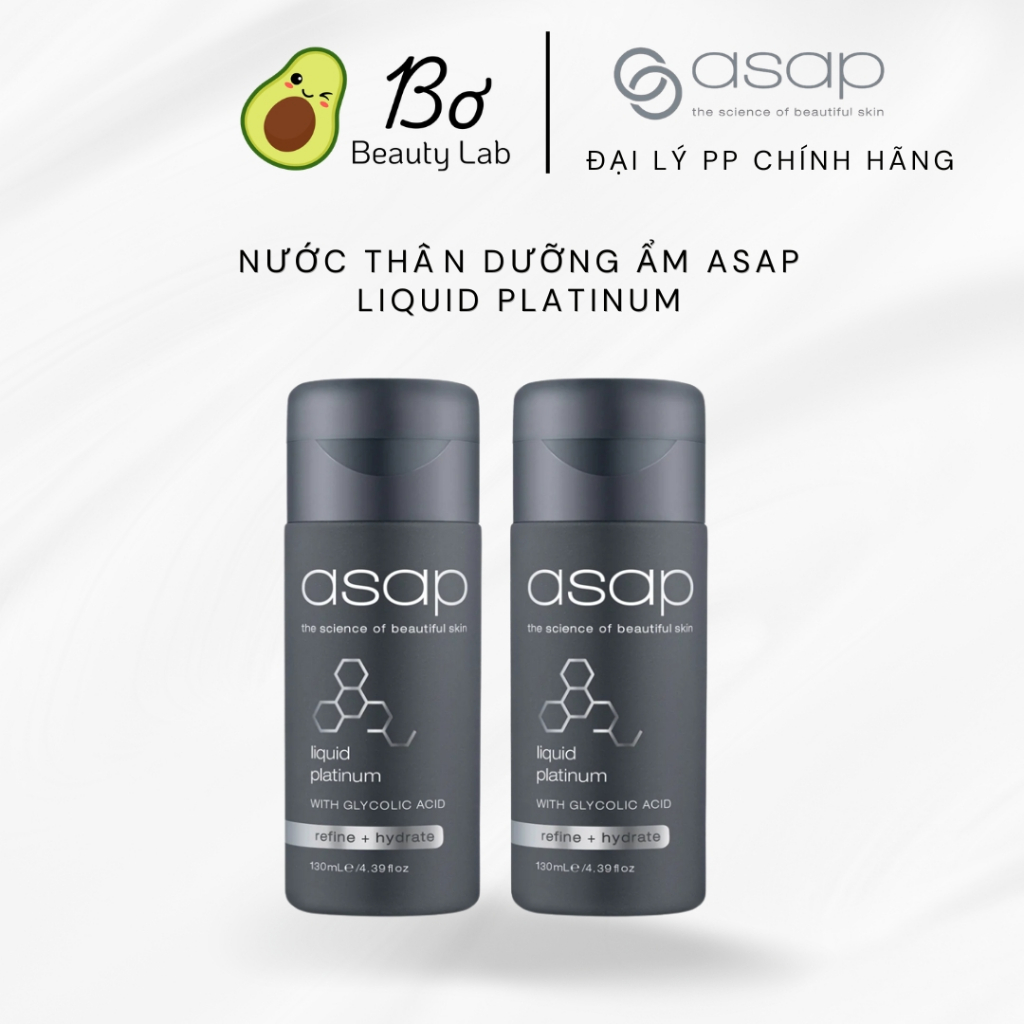 [HÀNG CÔNG TY] Nước Thần Dưỡng Ẩm Asap Liquid Platinum 130ml