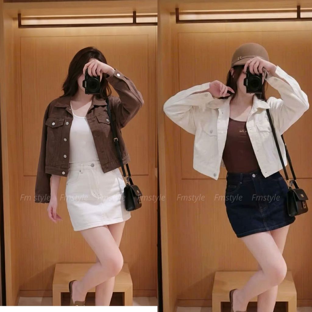 Khoác Kaki Nữ FMSTYLE Oversize 2 túi trước đủ màu siêu xinh 26050289